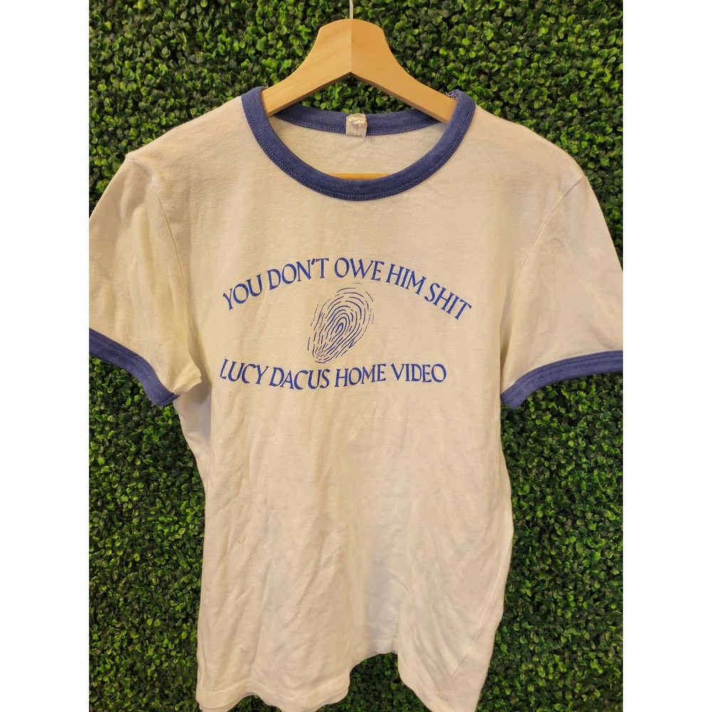 vtg LUCY DACUS TOUR Tee Small //   concert artist vintage vhs singer skater punk
